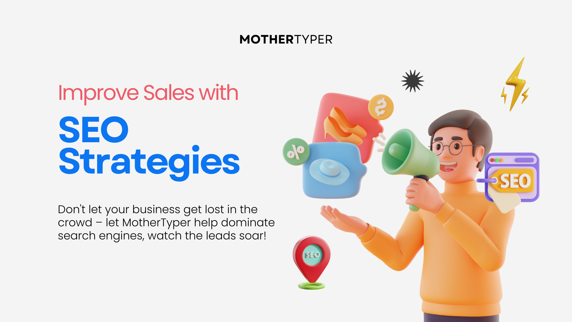 Improve sales with SEO strategies from MotherTyper - professional Search Engine Optimization SEO services in South Africa to boost business visibility.